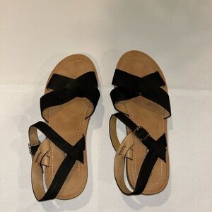 Black Strappy Sandals